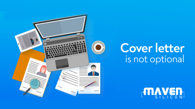 Cover Letter is not optional!