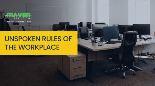 Unspoken rule at workplace