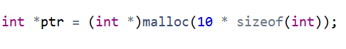 malloc example 